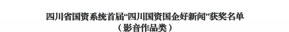 efb3389b-98d7-4a5e-a97c-37170a4c26e9 四川省尊龙集团官网集团荣获首届“四川国资国企好新闻”银铜两奖