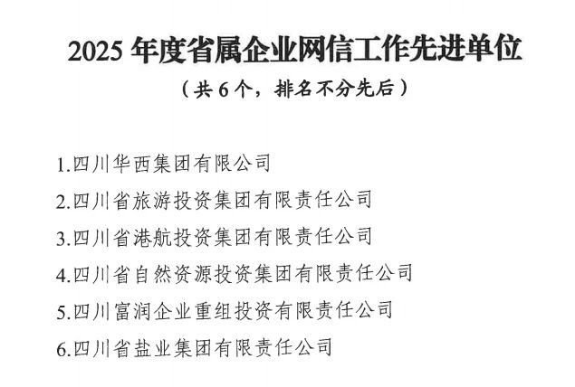 2a1ea781-dc41-4d1c-8745-e55e651b4911 喜报!省尊龙集团官网集团获评2025年度省属企业网信工作先进单元